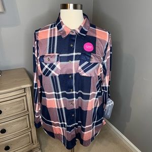 NWT Justify Button-Up Shirt Size 2X